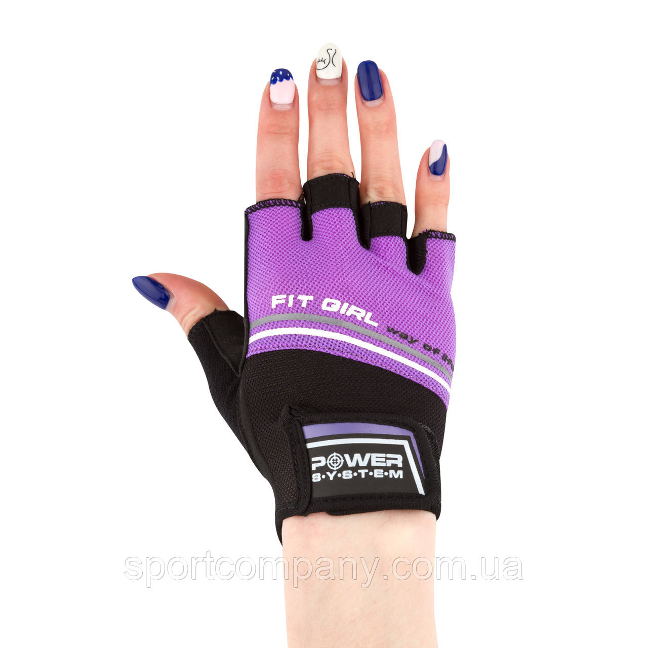 

Рукавички для фітнесу і важкої атлетики Power System Fit Girl Evo PS-2920 Purple M