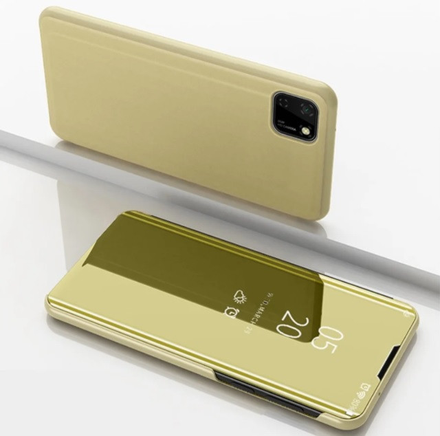

Чехол-книжка Mirror для Huawei Y5P Зеркальная золотой, Золотистый
