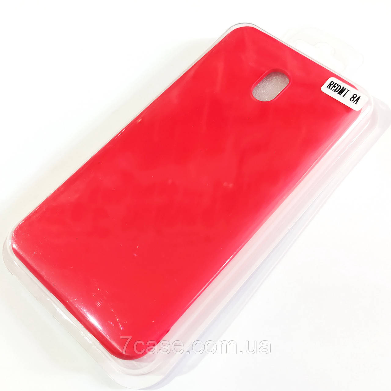 

Чехол для Xiaomi Redmi 8A матовый Silicone Case Full Cover Macarons Color Красный, Серый