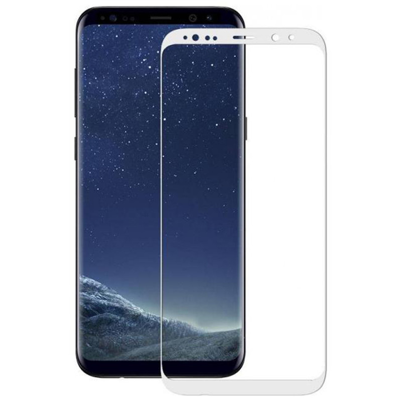 

Защитное стекло Glass на Samsung Galaxy S8 Plus 3D Белое (144822)