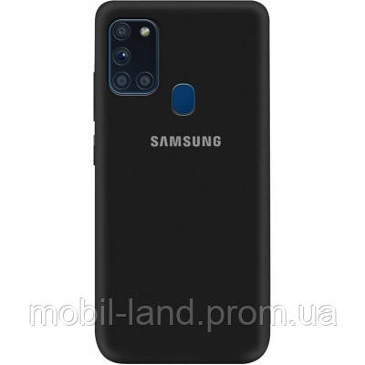 

Накладка Silicone Cover Full для Samsung Galaxy A21s Black