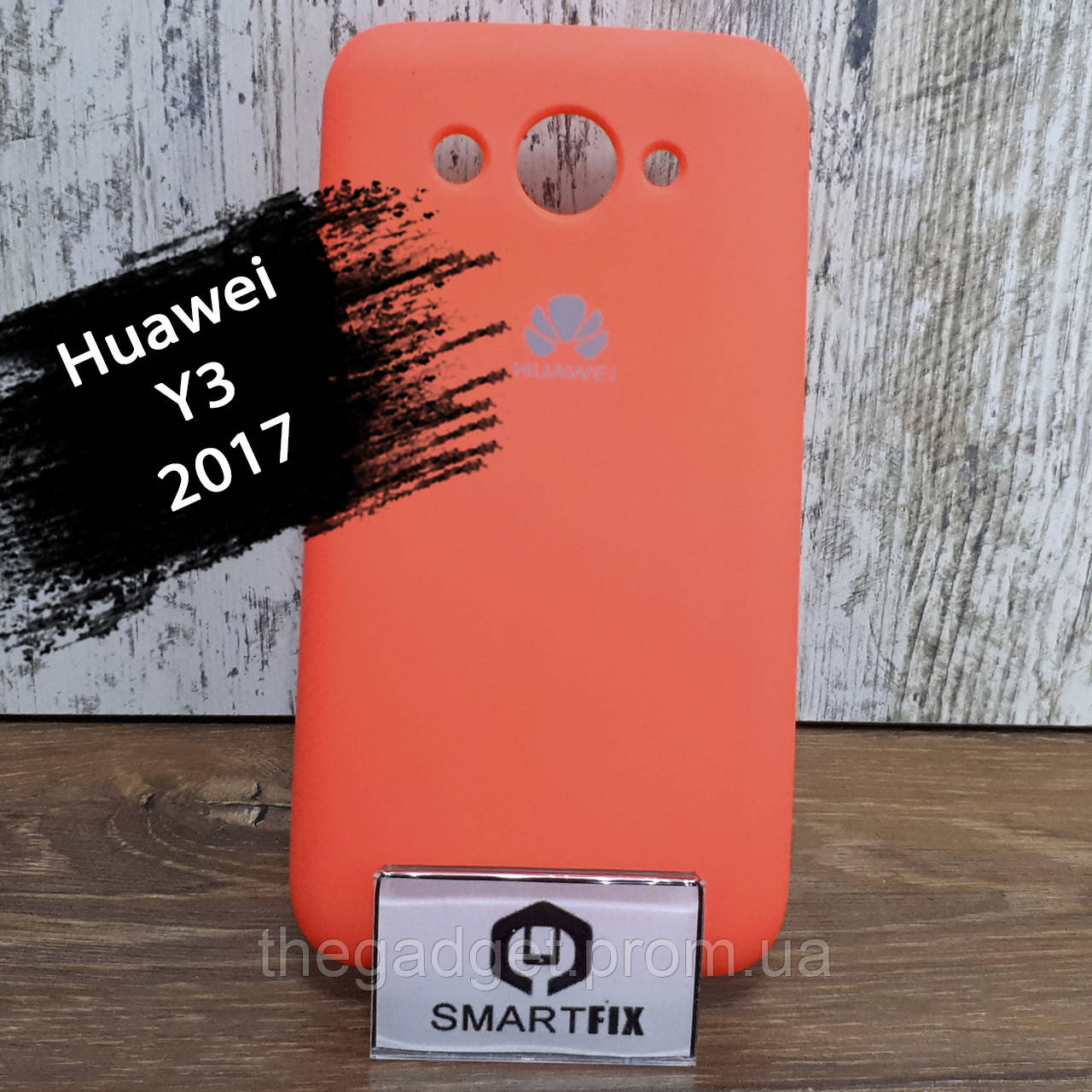 Силіконовий чохол для Huawei Y3 (2017) (CRO-U00) Soft Рожевий