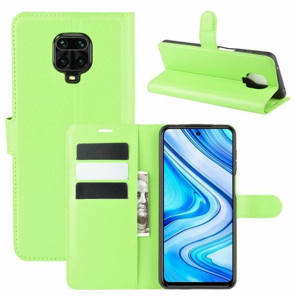 

Чехол Luxury для Xiaomi Redmi Note 9 Pro Max книжка зеленый