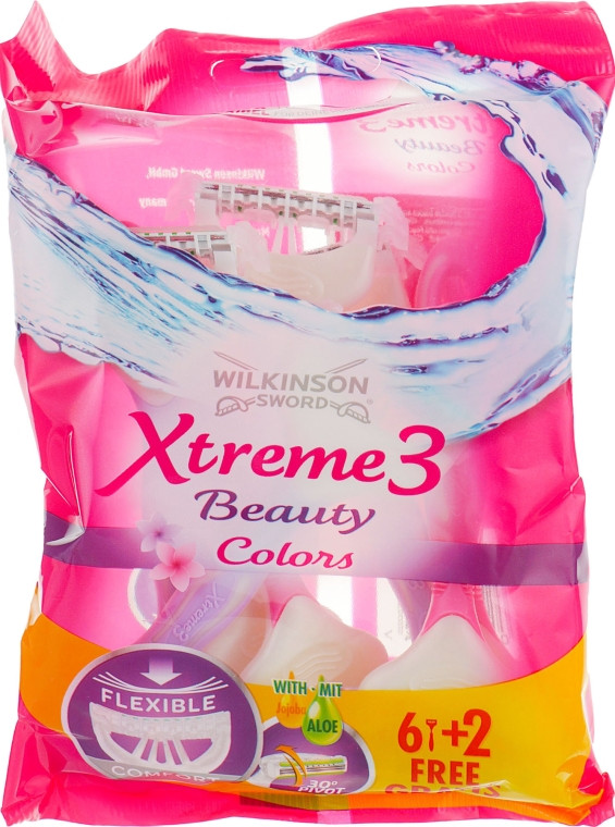 

Станок одноразовый женский Wilkinson Xtreme3 Beauty, упаковка 8 шт