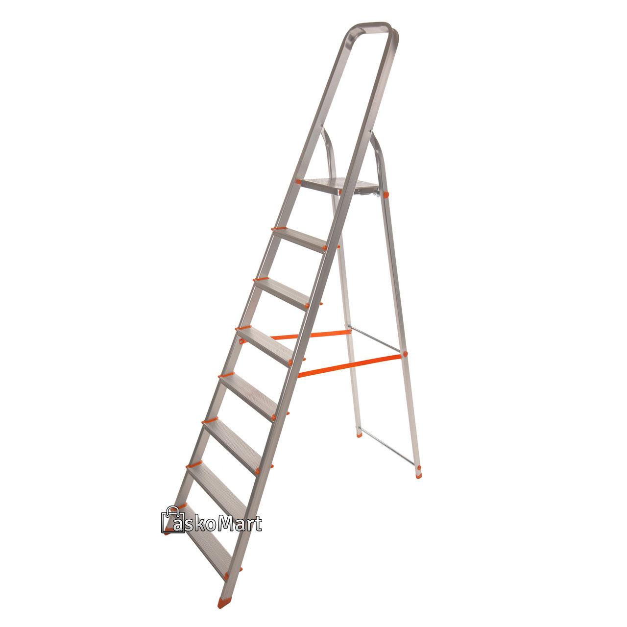 

Стремянка алюминиевая 8 ступенек Laddermaster (Alcor A1A8)