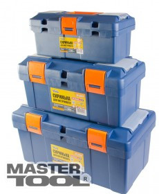 

MasterTool Ящик для инструмента 17" (420*220*195 мм), пластиковые замки, Арт.: 79-2617