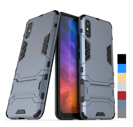 

PC + TPU чехол Metal armor для Xiaomi Redmi 9A (7 цветов), Разные цвета