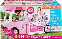 Ігровий набір Барбі Кемпер фургон трансформер для подорожей Barbie 3-in-1 DreamCamper Vehicle Mattel GHL93