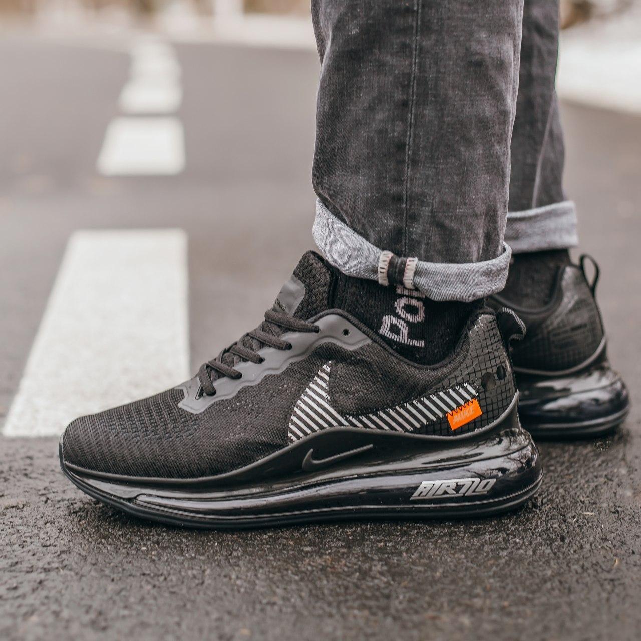 

Мужские кроссовки Nike New Air Max 720 Black, Черный