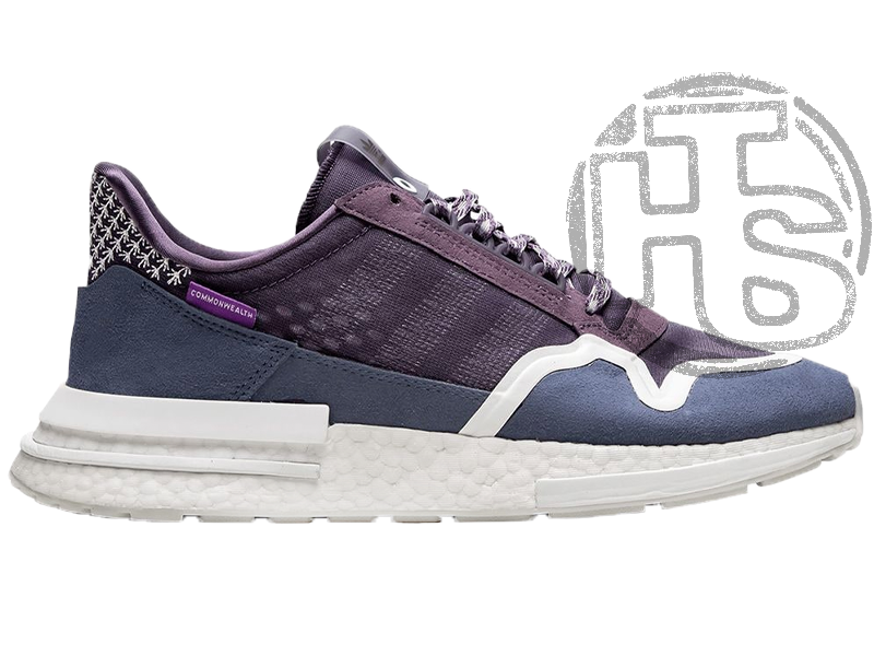 

Мужские кроссовки Adidas ZX 500 RM Commonwealth FNF Purple Navy DB3509 45, Фиолетовый