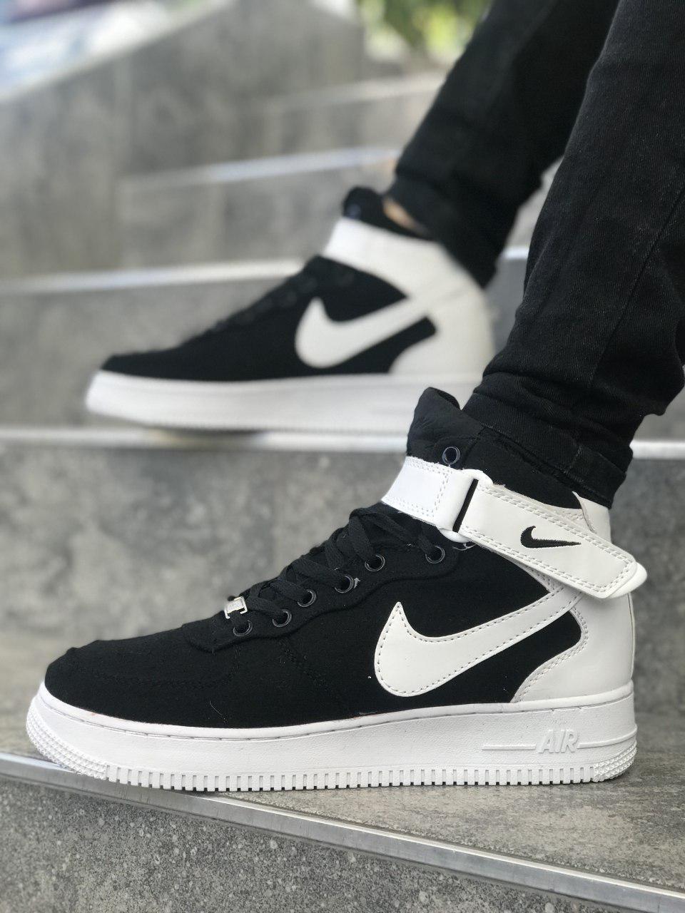 

Мужские высокие кроссовки Nike Air Force 1 High Black 45, Черный