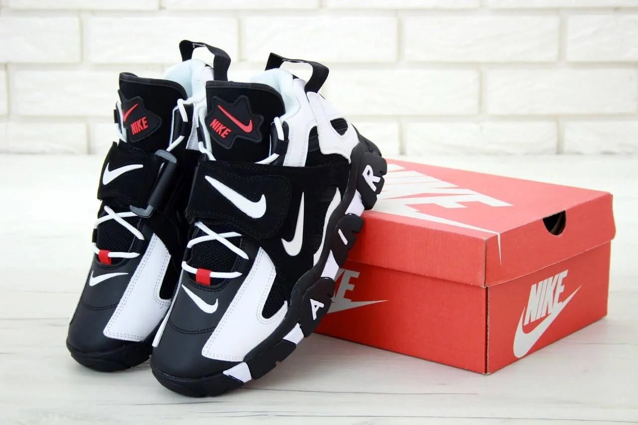 

Мужские высокие кроссовки Nike Air Barrage Mid Black 44, Черно-белые