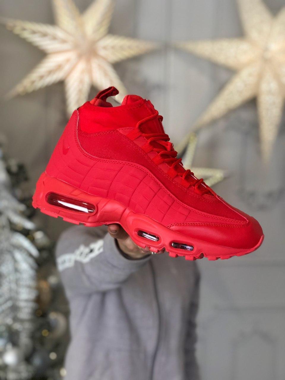 

Мужские кроссовки Nike Air Max 95 Sneaker Red / Найк Аир Макс 95 Сникер 42, Красный