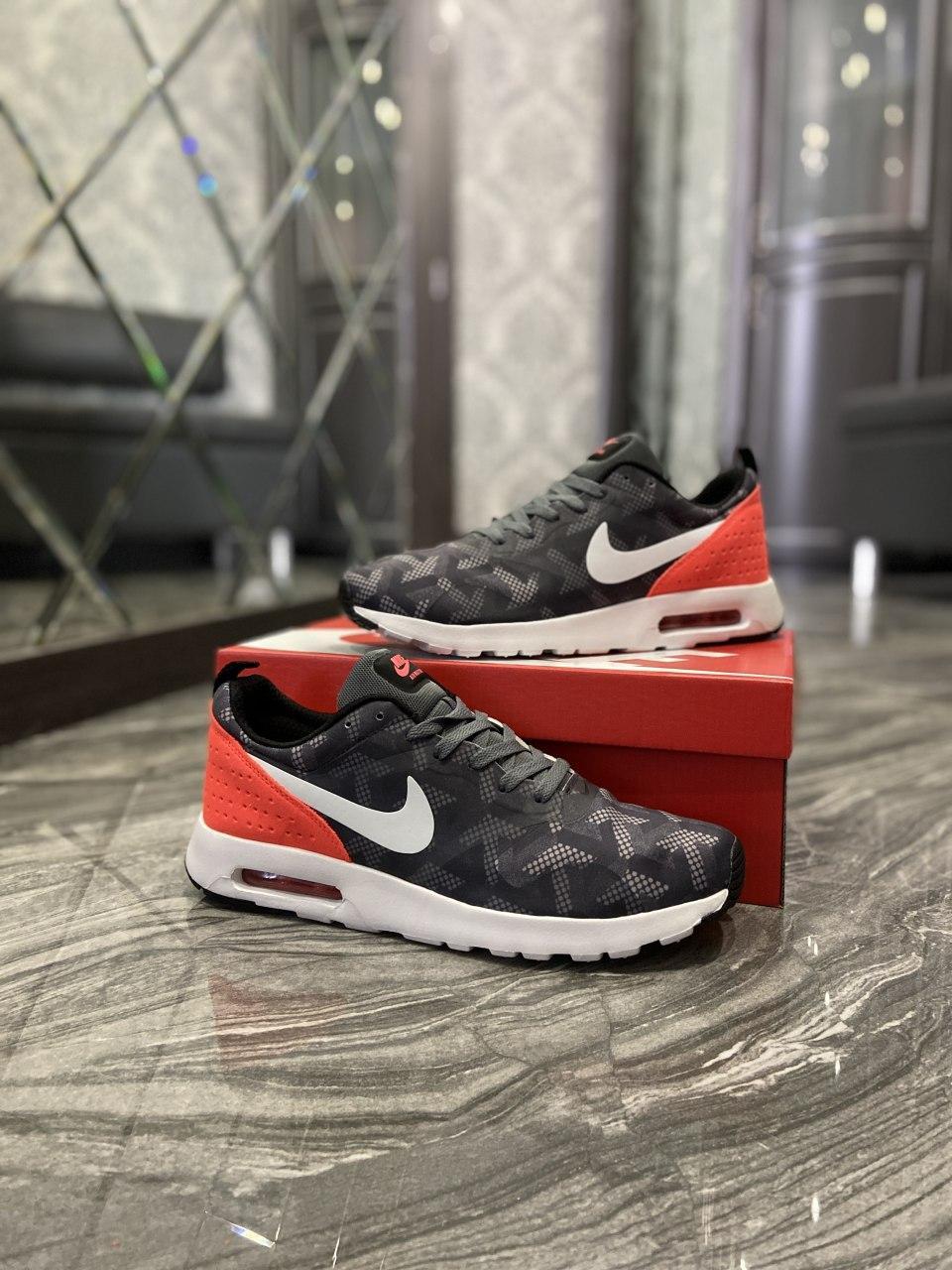 

Мужские Кроссовки Nike Air Max Tavas Camo Grey Orange / Найк Аир Макс Тавас Серые Оранжевые 42, Серый