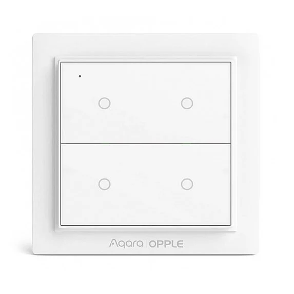 

Умный выключатель Aqara Opple Light Switch (Double-Button) Zigbee 3.0 (WXCJKG12LM)