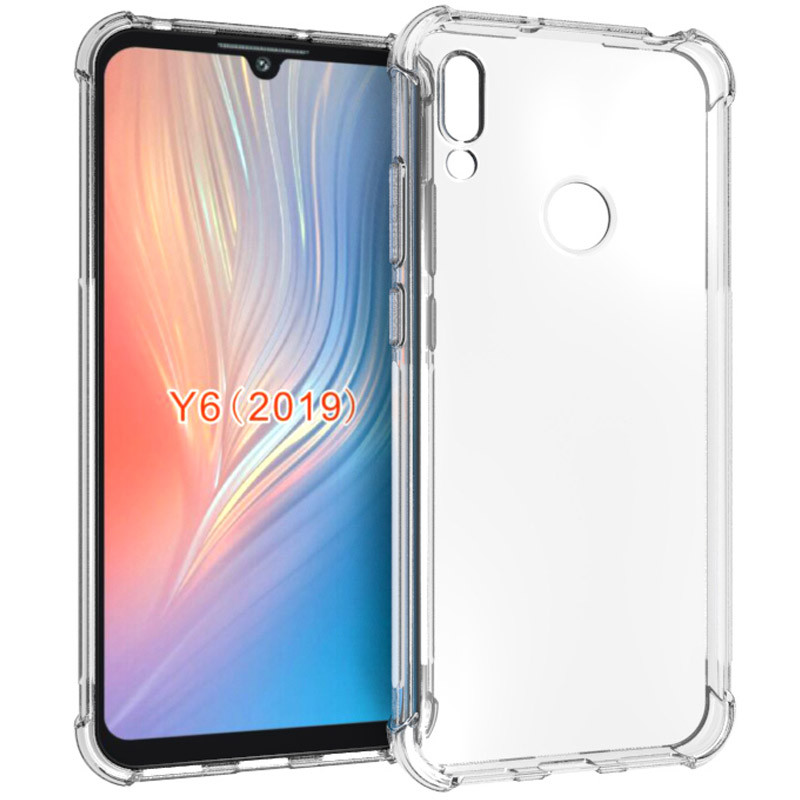 

TPU чехол Epic Ease с усиленными углами для Huawei Y6s (2019), Прозрачный / transparent