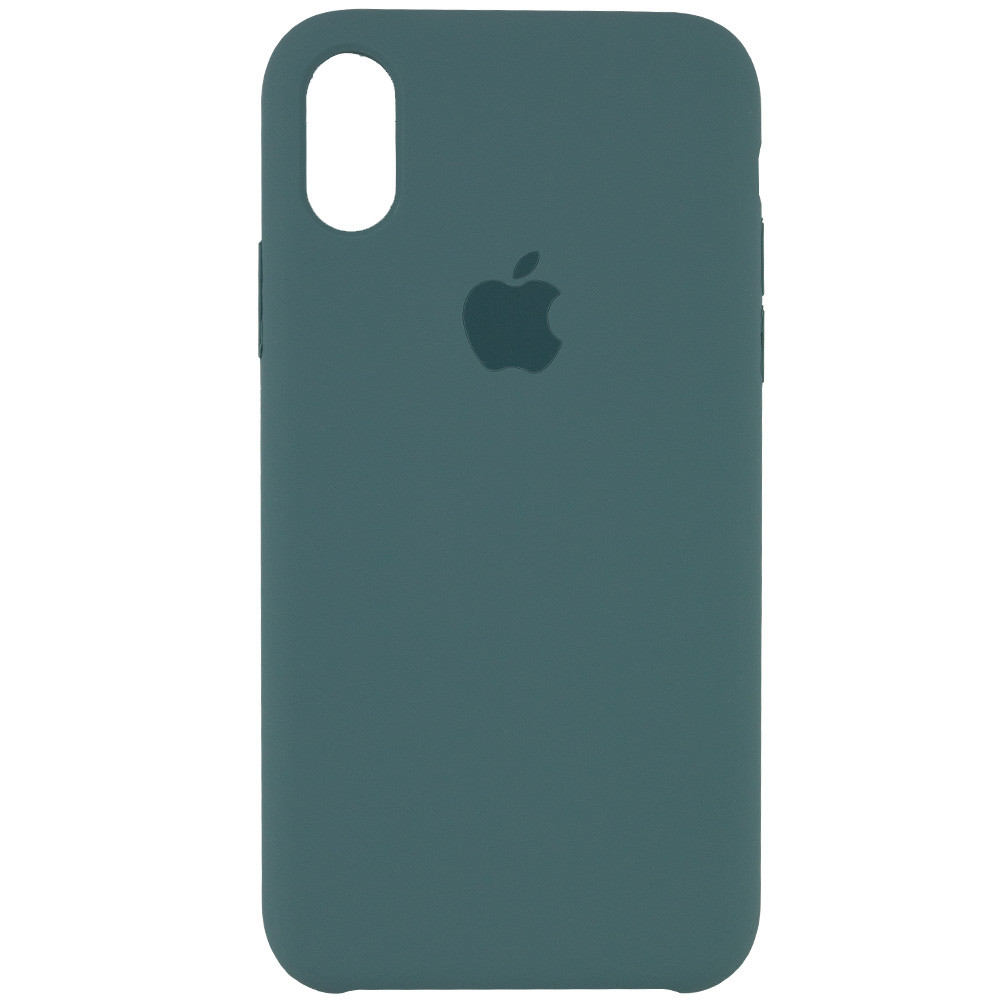 

Чехол Silicone Case (AA) для Apple iPhone X (5.8") / XS (5.8, Зеленый / pine green