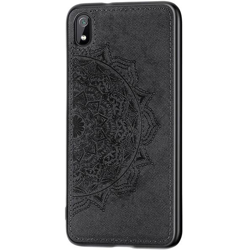 

TPU+Textile Mandala с 3D чехол тиснением для Xiaomi Redmi 7A Черный