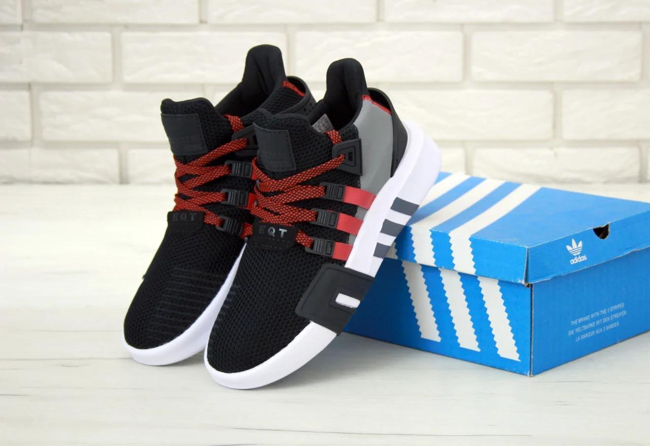 

Кроссовки Adidas EQT ADV 42, Black - red