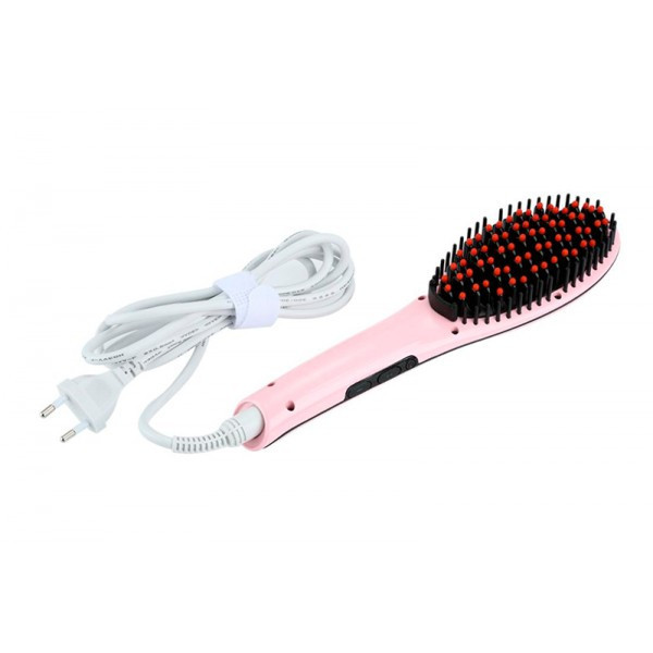 

Электрическая расческа-выпрямитель Fast Hair Straightener HQT-906 Pink (pr000283)