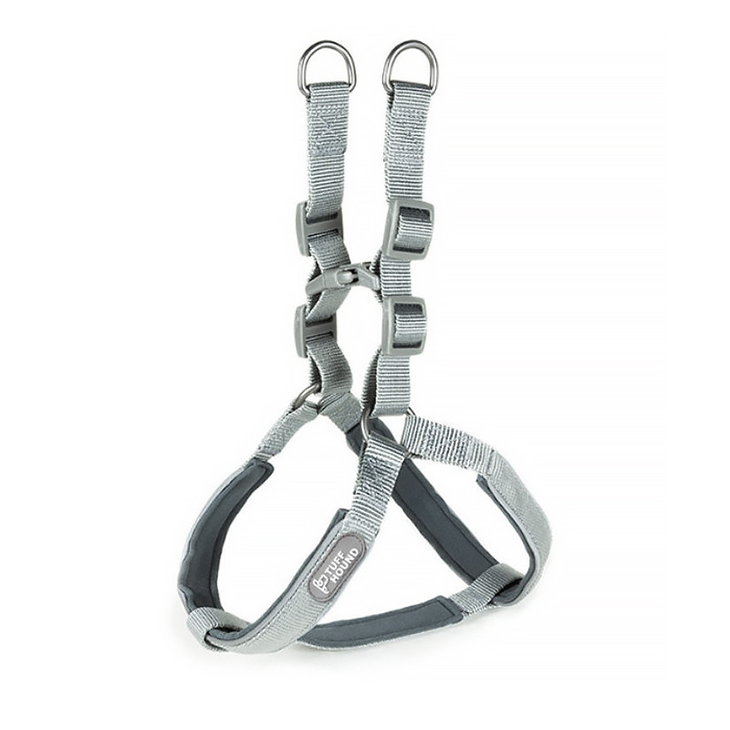 

Шлея для собак TUFF HOUND 1606 Gray L нейлоновая (61-77 см), Серый