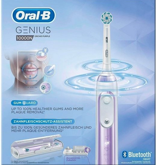 

Зубная щетка Детская для зубов электрическая Oral-B Genius 10000N Women - Sensi Ultra Thin Violete 01447