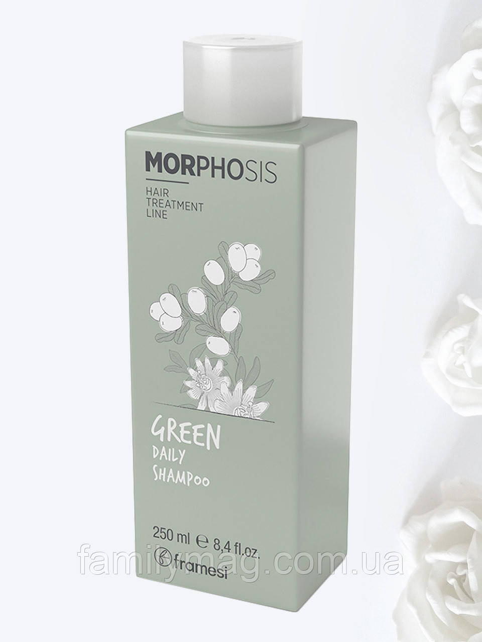 

Натуральный шампунь для ежедневного применения Green Daily Shampoo MORPHOSIS GREEN Framesi 250 мл