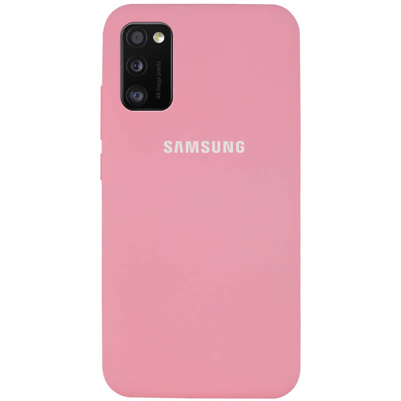 

Чехол Silicone Cover Full Protective (AA) для Samsung Galaxy A41 Розовый / Pink