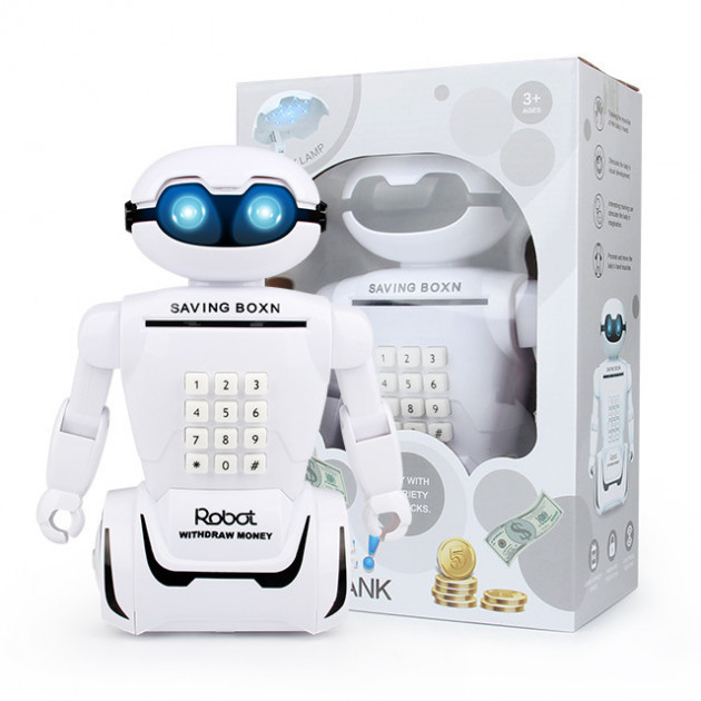 Сейф копилка робот с кодовым замком Robot Piggy Bank: продажа, цена в  Киеве. Копилки от "Интернет-магазин идеальных покупок" - 1245746947