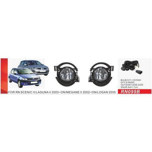 

Фары доп.модель Renault Scenic II/Laguna II /Megane II/Logan 2005/RN-099BW/H11-55W/эл.проводка (RN-099BW)