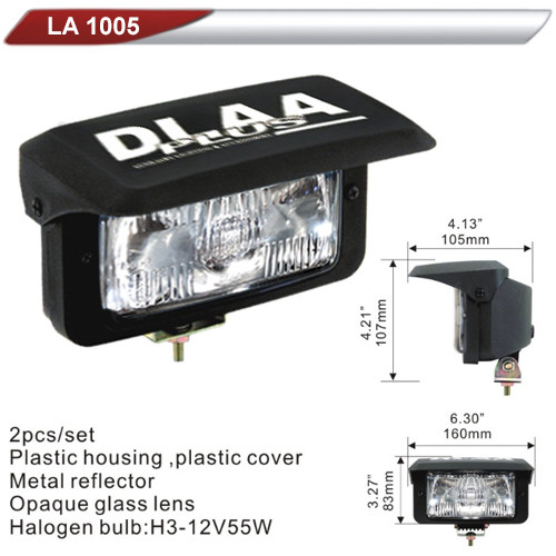 

Фара дополнительная DLAA 1005-W/H3-12V-55W/160*83mm/крышка (LA 1005-W)