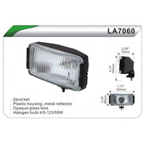 

Фара дополнительная DLAA 7060-BL/H3-12V-55W/182*86mm (LA 7060-BL)