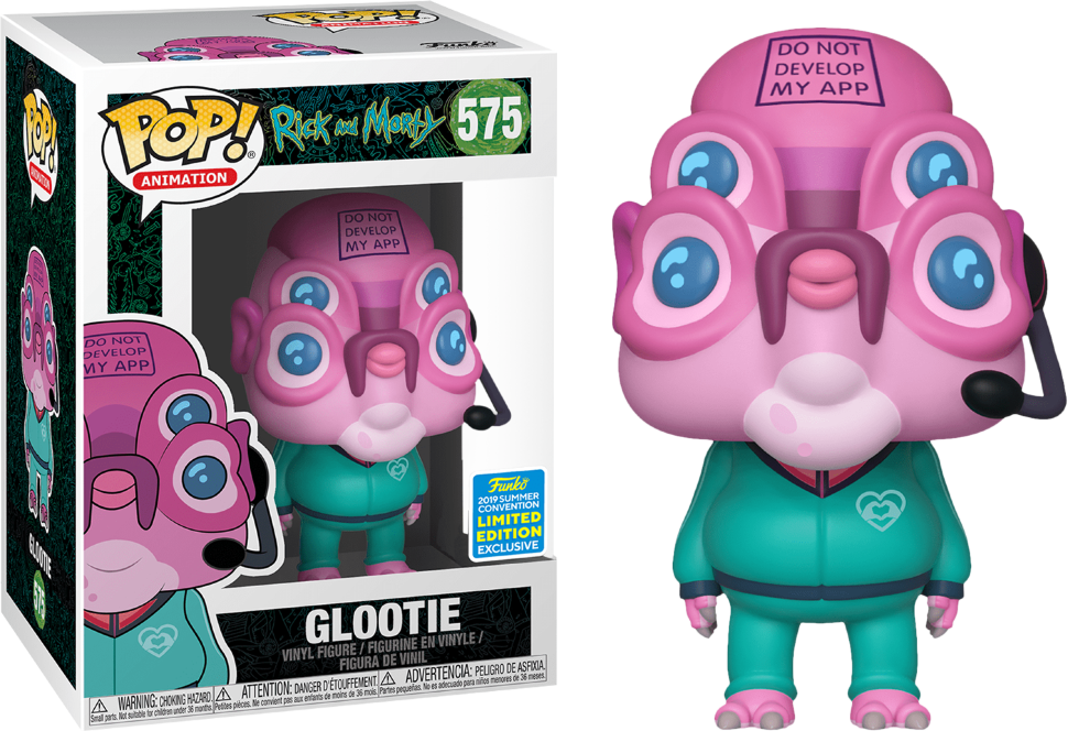 

Фигурка Funko Pop Фанко Поп Рик и Морти Глути Rick and Morty Glootie Exclusive 10 см RM G 575