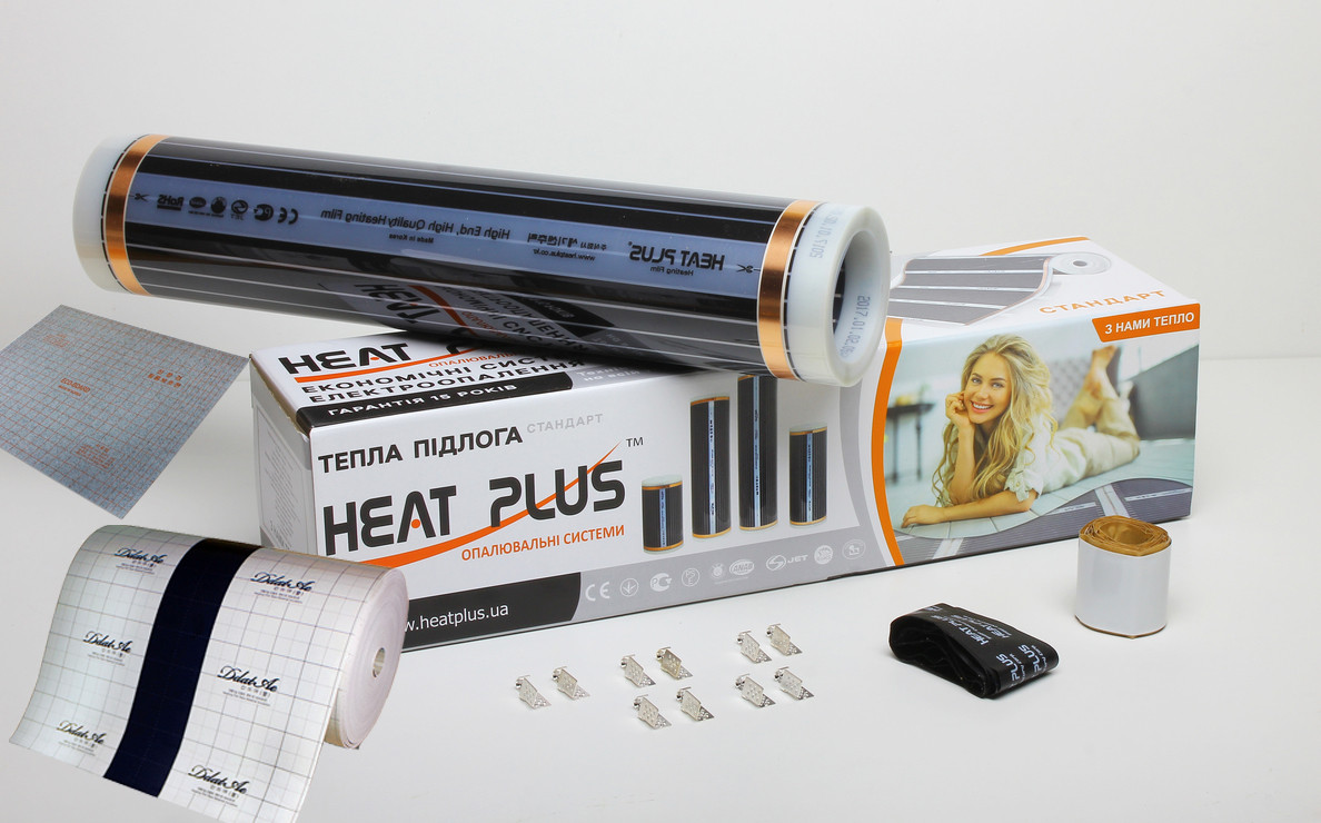 

Комплект Теплого пола Heat Plus Standart 5м2 + Теплоизолирующая подложка с заземлением 5м2 (E-pex, 4мм) + Защитный теплораспределяющий слой E-STONE 5