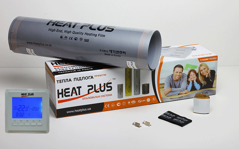 

Комплект Теплого пола Heat Plus Premium 10м2 + Терморегулятор BHT306