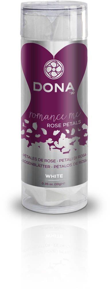 

Декоративные лепестки розы DONA Rose Petals White, многоразовые, не вянут