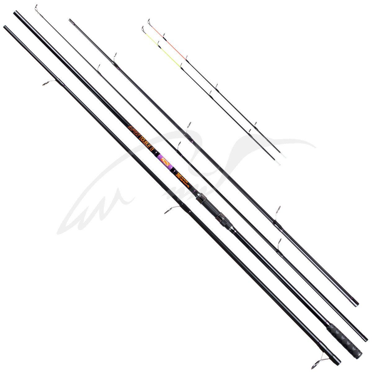 

Фідерне вудилище Brain Apex Double 3.90 m 4.0 lbs/max 180g