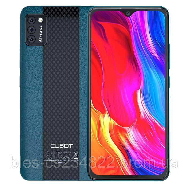 

Смартфон кубот зеленый, тонкий, безрамочный с тройной камерой на 2 sim Cubot Note 7 green 2/16 гб