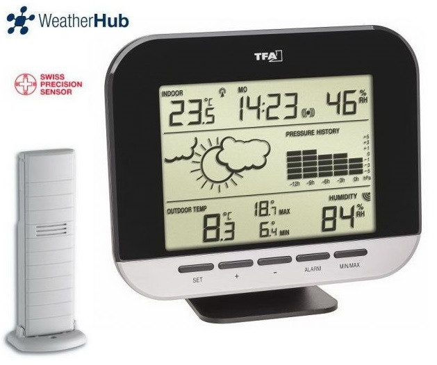 

Метеостанция TFA "Connect" WeatherHub(35114301.IT)