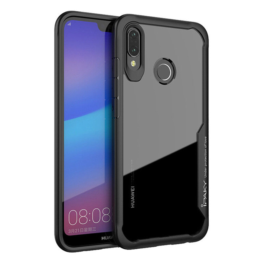 

TPU+PC чехол iPaky Luckcool Series для Huawei P20 Lite Черный