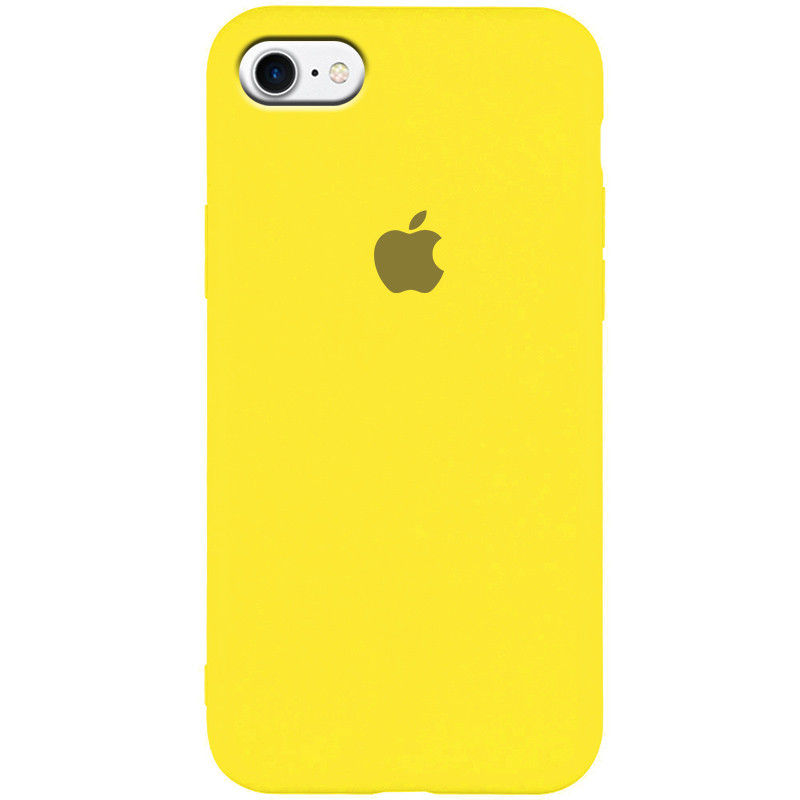 

Чехол Silicone Case Slim Full Protective для Apple iPhone 7 / 8 (4.7") Желтый / Neon Yellow