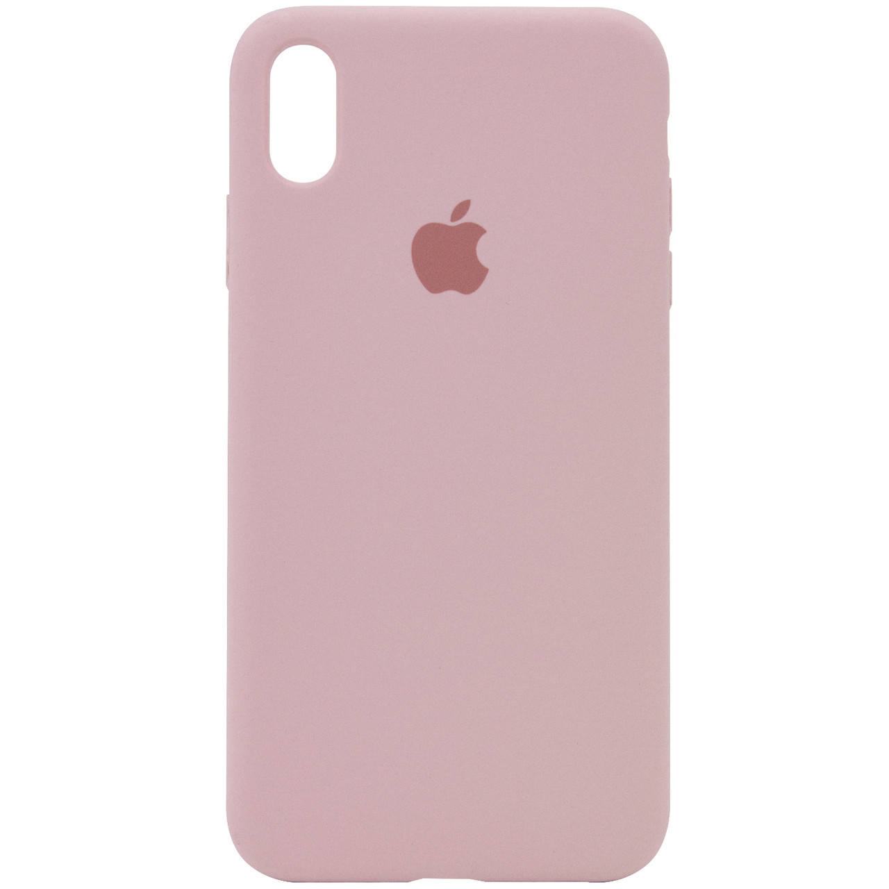 

Чехол Silicone Case Full Protective (AA) для Apple iPhone X (5.8") / XS (5.8") Розовый / Pink Sand