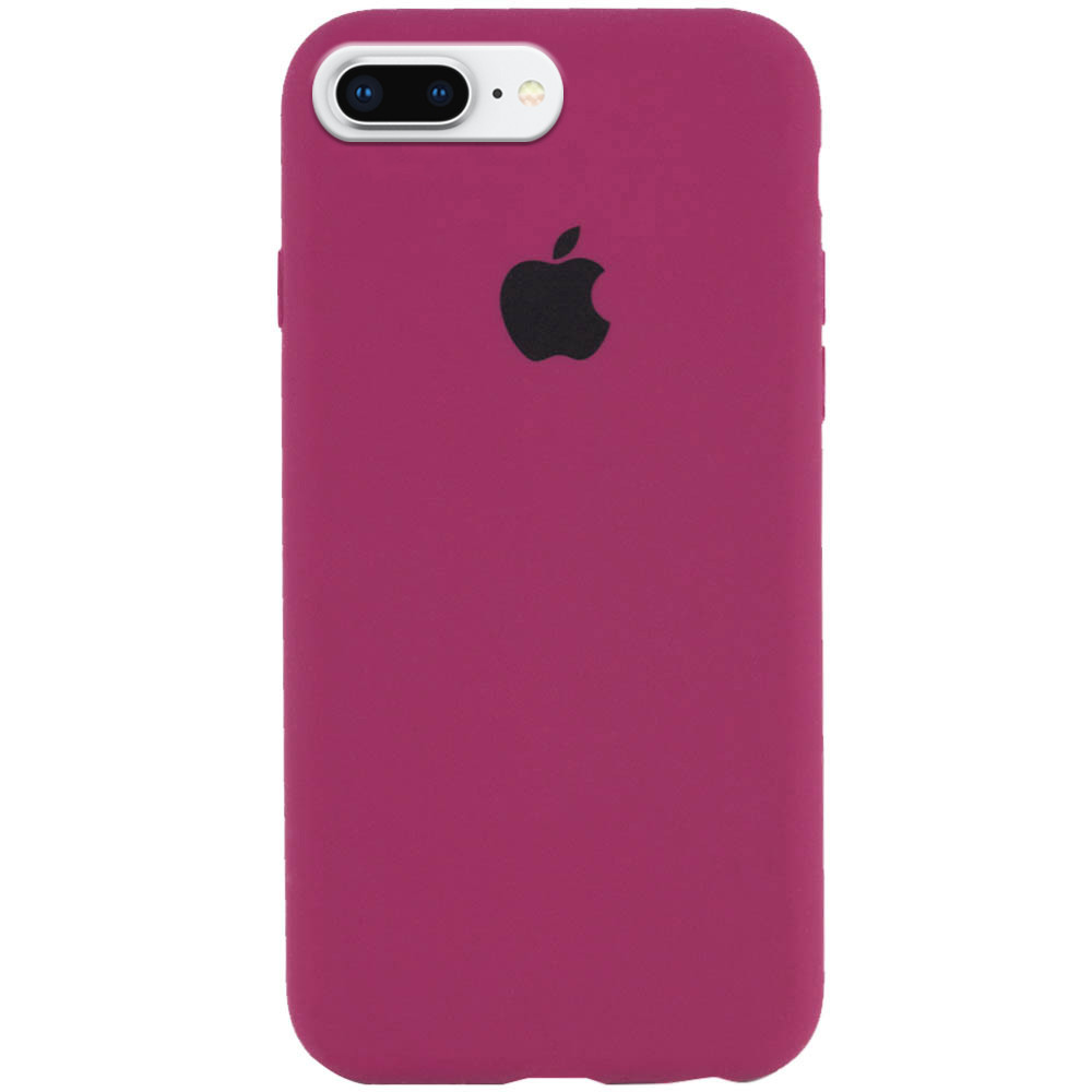 

Чехол Silicone Case Full Protective (AA) для Apple iPhone 7 plus / 8 plus (5.5") Бордовый / Maroon