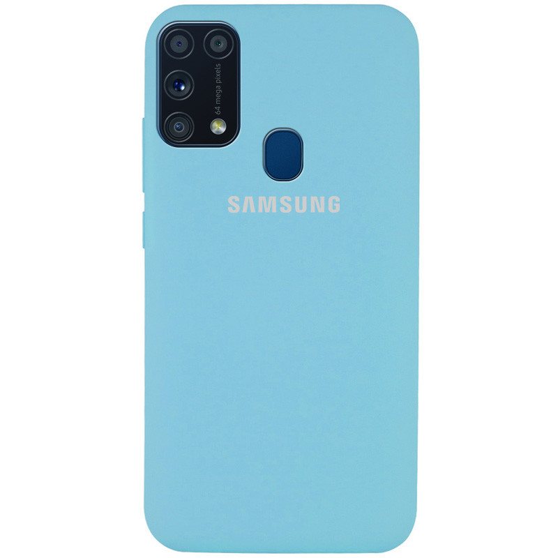 

Чехол Silicone Cover Full Protective (AA) для Samsung Galaxy M31 Голубой / Light Blue