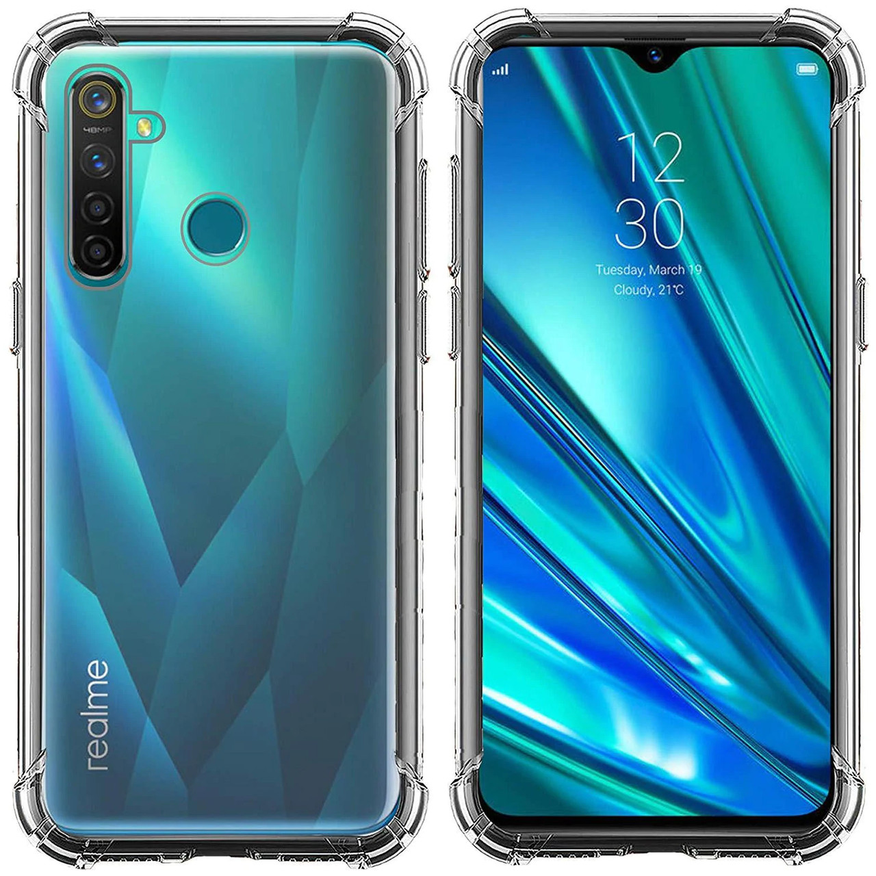 

TPU чехол GETMAN Ease с усиленными углами для Realme 5 Pro