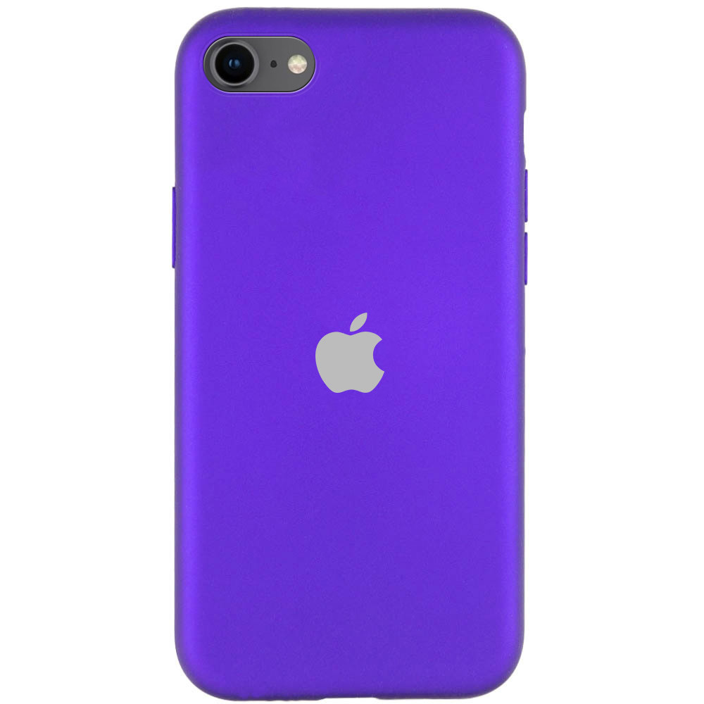 

Чехол Silicone Case Full Protective (A) для Apple iPhone SE (2020) Фиолетовый / Purple