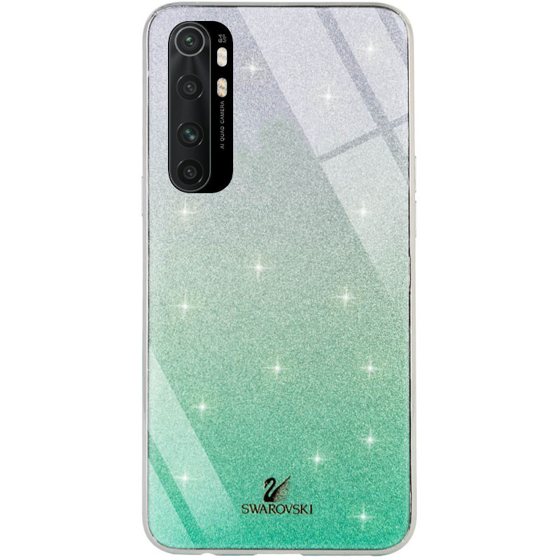 

TPU+Glass чехол Swarovski для Xiaomi Mi Note 10 Lite