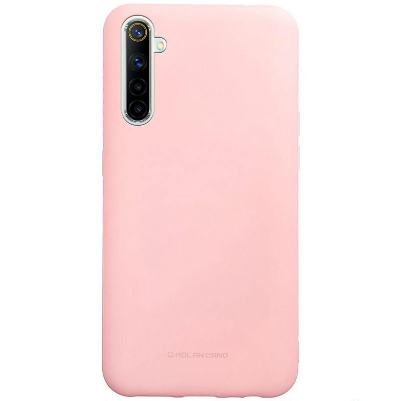 

TPU чехол Molan Cano Smooth для Realme 6 Розовый