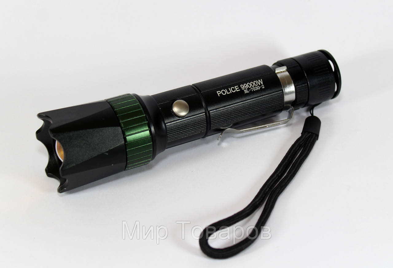 

Фонарик BL 7030-2 Бел.+УФ 80