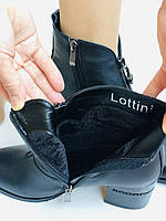 Женские демисезон. ботинки на среднем каблуке. Натуральная кожа.Высокое качество. Р.  34,35,37,38 Lottini, фото 10
